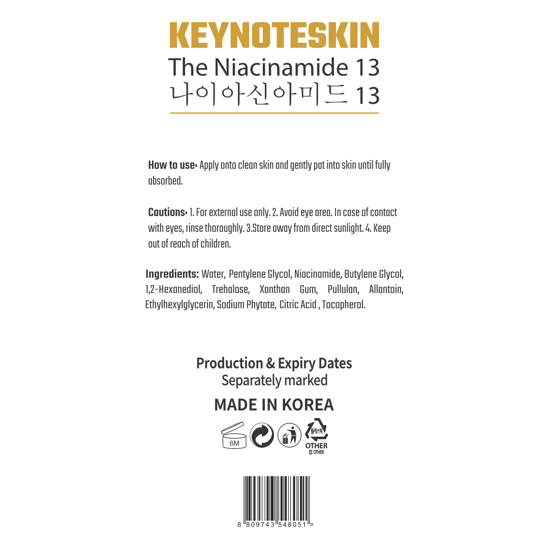 Keynoteskin The Niacinamide 13 Serum available in Italy