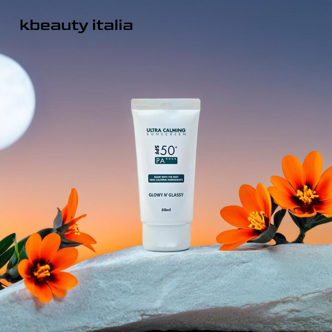 Ultra Calming Sunscreen GLOWY N' GLASSY Italy